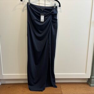New Look Navy Blue Women's Skirt with slit